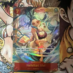 Bandai One Piece CCG Nefeltari Vivi OP04-118 OP04 Alt Art Foil SR English - Image 1