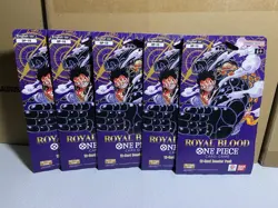 (5) One Piece Royal Blood Sleeved Booster Packs OP-10 English - Image 1