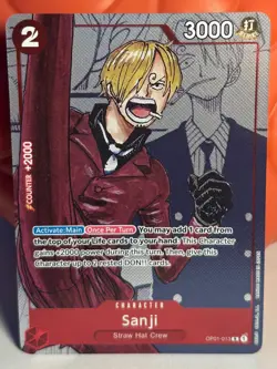 Sanji OP01-013 Alternate Art (25th Anniversary) - Image 1
