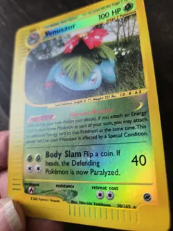 Vintage Venusaur 30/165 Rare Reverse Holo Pokemon Card - Image 2
