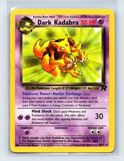 Dark Kadabra - Team Rocket 39/82 Pokemon Card - Image 1