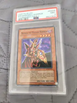 YUGIOH - PSA 9 - 2005 - TP7-EN005 - BREAKER THE MAGICIAL WARRIOR - SUPER RARE - Image 1