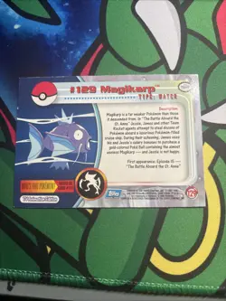 Topps English Pokemon TV Card Blue Logo First Print #129 Magikarp LP - Image 2