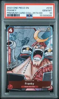 FRANKY PSA 10 2023 ONE PIECE PREMIUM CARD COLLECTION 25TH ANNIVERSARY - Image 1