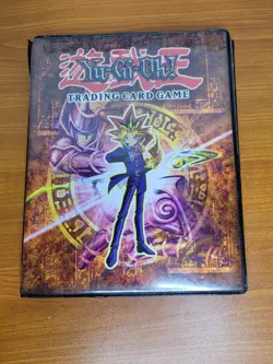Vintage 1996 Konami Yu-Gi-Oh 14 Page TCG Trading Card Binder Holder READ - Image 1