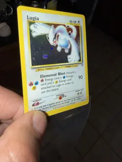 Lugia Neo Genesis 9/111 Unlimited Edition Holo Card Massive HOLO BLEED Clean! - Image 1