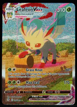 Leafeon VMAX #205/203 Evolving Skies Mint Pokemon Card - Image 1