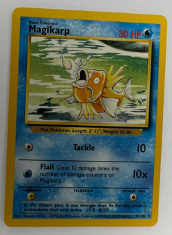 Pokemon Magikarp 035/102 Base Set card 1999 WOTC - Image 1