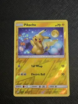 Pikachu 56/236 Reverse Holo SM Unified Minds Pokemon TCG Card LP - Image 1