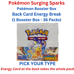 FIGHTING - POKEMON SURGING SPARKS-Booster Box - Back Card Energy Break (PYT)-#3 - Image 1