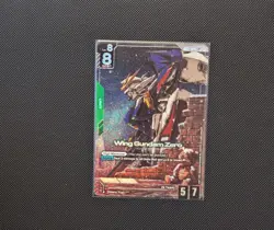 Wing Gundam Zero GD01-024 LR+ Alt Art GUNDAM TCG CARD ENGLISH NEWTYPE RISING - Image 1