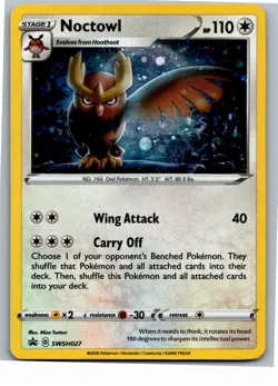 Noctowl Promo SWSH: Sword & Shield Promo Cards SWSH027 - Image 1