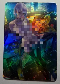 SEXY HEROINE WAIFU Lucy CYBERPUNK ACG PREMIUM HOLO CARD NM - Image 1