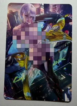 SEXY HEROINE WAIFU Lucy CYBERPUNK ACG PREMIUM HOLO CARD NM - Image 2