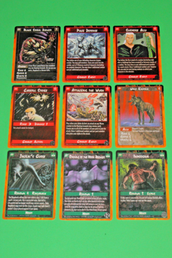 RAGE THE WEREWOLF APOCALYPSE Collectible Card Game 99 Lot TCG CCG 1995 MONSTERS - Image 2