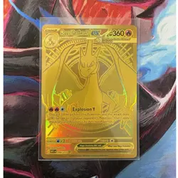 Pokemon TCG Mega Charizard Y EX 294/217 Gold Card - Image 1