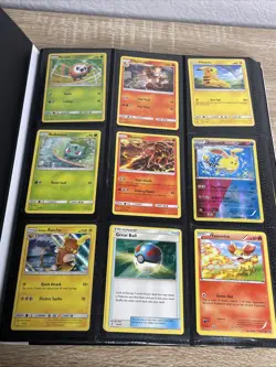 Pokemon Card Collection Lot 340+ Cards Binder Included Holo Rare Energy - Image 2