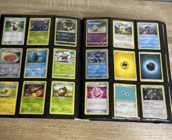 Pokemon Card Collection Lot 340+ Cards Binder Included Holo Rare Energy - Image 5