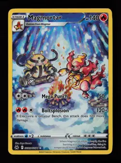Magmortar GG03/GG70 Holo Crown Zenith Galarian Gallery Pokemon Cards - Image 1