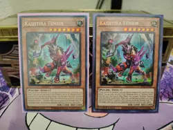 2x Yu-Gi-Oh Kashtira Fenrir (Prismatic Secret Rare) MP23 Near Mint 1st Edition - Image 1