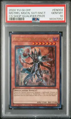 2024 #EN004 MASTERFUL MAGICIAN, SERVANT OF THE SANCTUARY PSA 10 - Image 1