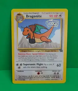 Pokemon TCG NM-MINT Condition Dragonite Black Star First Movie Promo Card #5 - Image 1