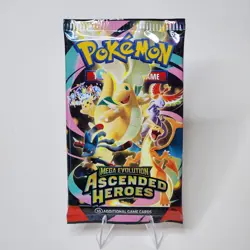 HEAVY - 22.60g Pokemon TCG Ascended Heroes Booster Pack (FACTORY SEALED) - Image 2