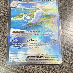 Pokemon Altaria ex 253/182 SV04 Paradox Rift Special Illustration Rare Holo EN - Image 3