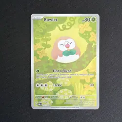 Pokemon Rowlet 90/88 Illustration Rare Perfect Order - NM b - Image 1