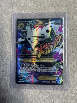 Mega Aggron EX 154/160 Full Art Ultra Rare Holo XY Primal Clash Pokemon TCG - Image 1