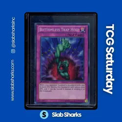 2013 YU-GI-OH! LEGENDARY JOEY'S WORLD 1ST ED #LCJW-EN078 BOTTOMLESS TRAP HOLE - Image 1