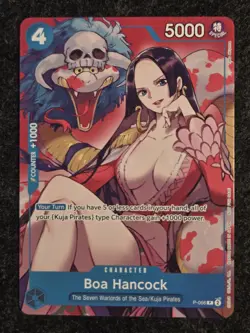 One Piece Boa Hancock P-066 Promo OP Promotion Card English - Image 2