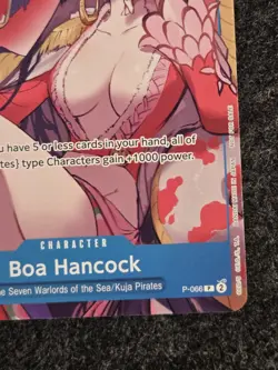 One Piece Boa Hancock P-066 Promo OP Promotion Card English - Image 5