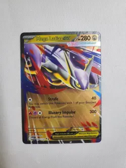 Mega Latias ex 100/132 Pokemon TCG Card Mega Evolution Ultra Rare NM - In Hand - Image 1