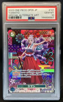 2023 One Piece Japanese Yamato Special Alternate Art #121 PSA 10 GEM MINT - Image 1