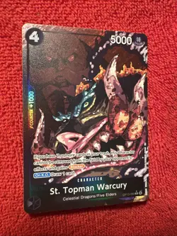 One Piece St. Topman Warcury (Alternate Art) OP13-089 Carrying On His Will Foil - Image 2