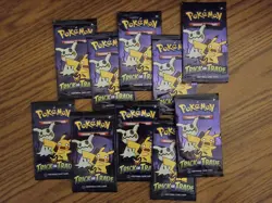 Pokemon TCG Trick or Trade BOOster Bundle Lot 10x Mini Packs 2023 Halloween Card - Image 1