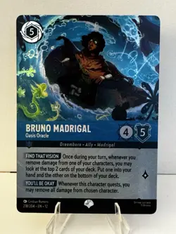 Bruno Madrigal Oasis Oracle 218/204 - Disney Lorcana TCG - Epic NM English - Image 1
