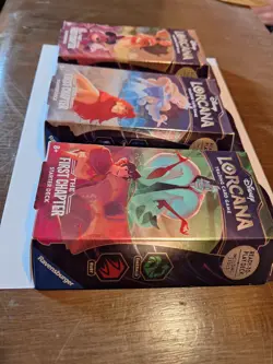 Disney Lorcana The First Chapter Set Of 3 Sealed Starter Decks - Image 3
