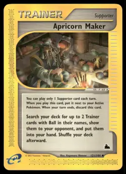Pokemon Cards Apricorn Maker 121/144 Skyridge WOTC Uncommon NM - Image 1