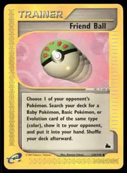 Pokemon Cards Friend Ball 126/144 Skyridge WOTC Uncommon NM - Image 1