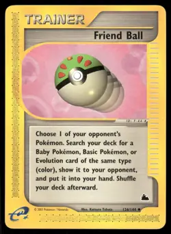 Pokemon Cards Friend Ball 126/144 Skyridge WOTC Uncommon NM *2 - Image 1