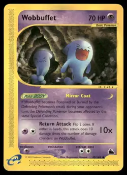 Pokemon Cards Wobbuffet 45/144 Skyridge Uncommon NM - Image 1