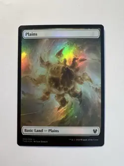 Plains - FOIL FULL ART - MTG Theros Beyond Death - NM - Image 1