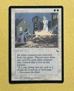 MTG - Martyr's Cry - NM - The Dark (Reserved List) - Image 1