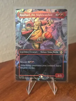 Raphael the Nightwatcher Teenage Mutant Ninja Turtles Borderless Foil R 0213 - Image 1