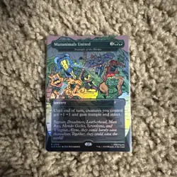 MTG Mutanimals United (Triumph Of The Hordes) Secret Lair TMNT Foil - Image 1
