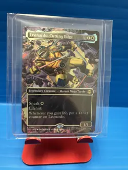 Leonardo, Cutting Edge (Borderless) Teenage Mutant Ninja Turtles Foil - Image 1