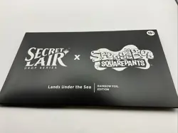 MTG Secret Lair x SpongeBob SquarePants: Lands Under the Sea ~ Rainbow FOIL - Image 1
