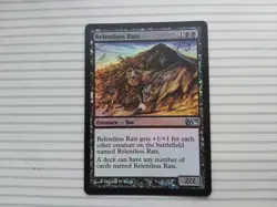 Magic: the Gathering - Core Set 2010 ~ Uncommon ~ RELENTLESS RATS (Foil) - Image 1